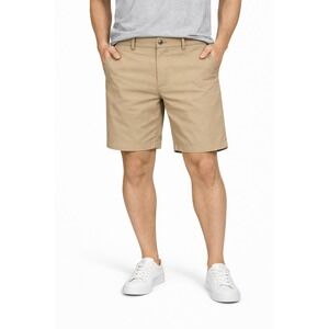 Lululemon Commission Classic Fit Shorts Mens 32 Khaki Warpstreme 8.5" Stretch